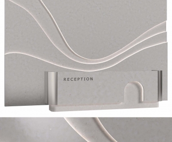 Modern Reception Desk-ID:250889067