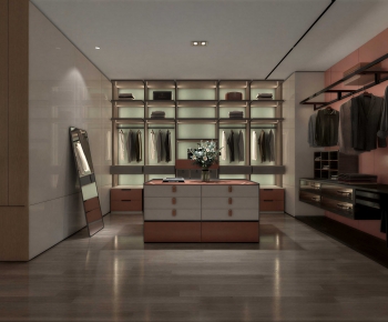 Modern Clothes Storage Area-ID:101370865