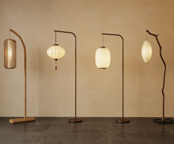 New Chinese Style Floor Lamp-ID:645639965