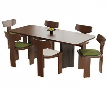 Modern Dining Table And Chairs-ID:382700927