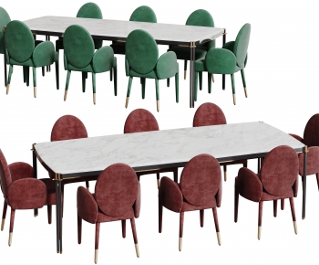 Modern Dining Table And Chairs-ID:958404062