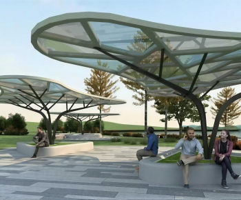 Modern Park Landscape-ID:434204105