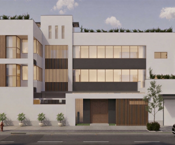 Modern Building Appearance-ID:378488068