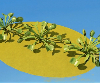 Modern Flowers And Grass-ID:721950051
