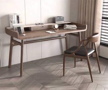 Modern Computer Desk And Chair-ID:443027974