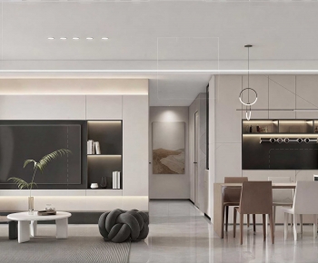 Modern A Living Room-ID:579740051