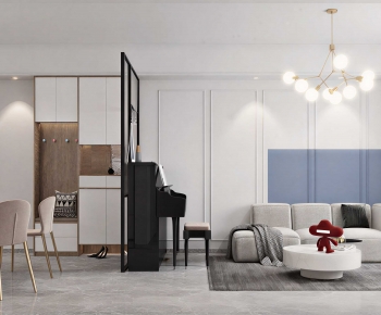 French Style A Living Room-ID:814244039