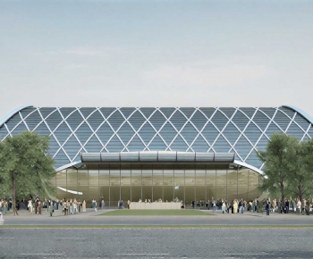 Modern Appearance Of Commercial Building-ID:144862891