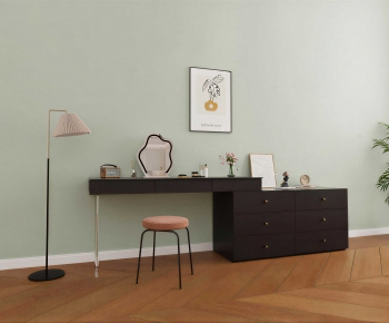 Modern Computer Desk And Chair-ID:512725114