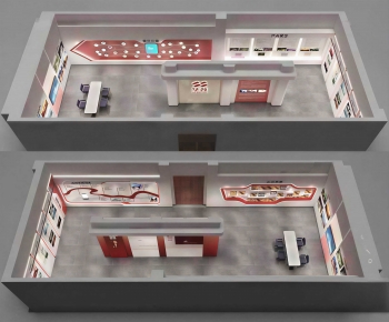 Modern Exhibition Hall-ID:580166101