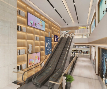 Modern Shopping Mall-ID:839916946