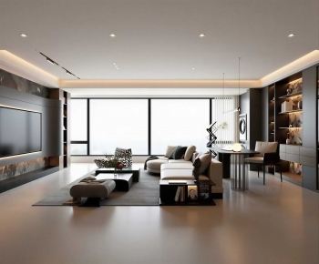 Modern A Living Room-ID:389080085
