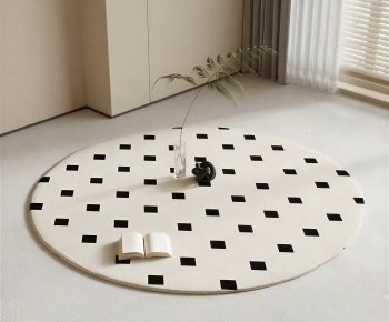 Modern Circular Carpet-ID:268122918