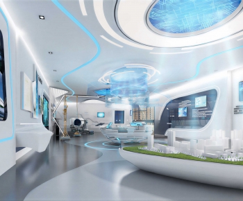 Modern Exhibition Hall-ID:365863087