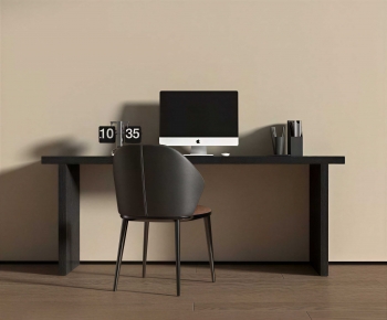Modern Computer Desk And Chair-ID:723701002