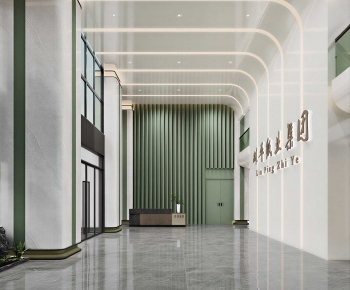 Modern Office Reception Desk-ID:499735127