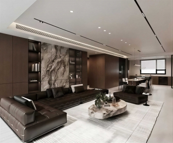Modern A Living Room-ID:982625017