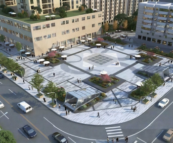 Modern Architectural Bird's-eye View Planning-ID:550307998