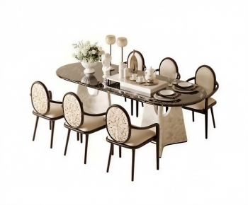 Modern Dining Table And Chairs-ID:134936097