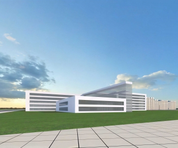 Modern Industrial Building-ID:179614078