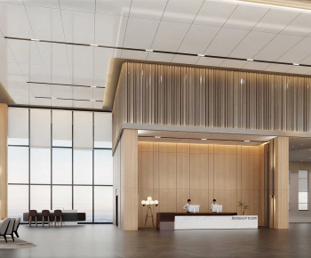 Modern Office Reception Desk-ID:209208014