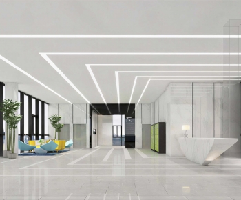 Modern Office Reception Desk-ID:562690976