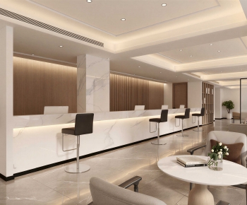 Modern Office Reception Desk-ID:309942019