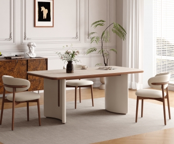 Nordic Style Dining Table And Chairs-ID:549082046