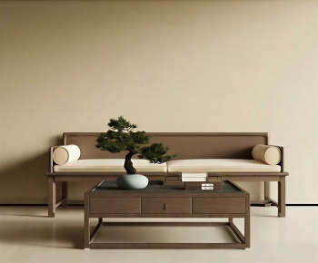 New Chinese Style Sofa Combination-ID:108690028