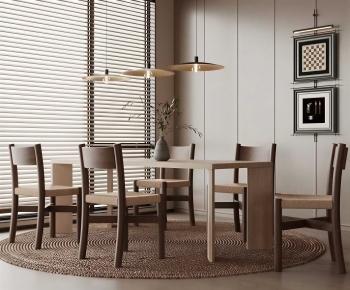 Modern Dining Table And Chairs-ID:869513993