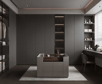 Modern Clothes Storage Area-ID:921885979