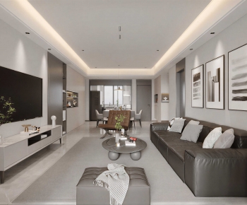 Modern A Living Room-ID:552556043