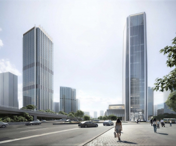 Modern Building Appearance-ID:717144015