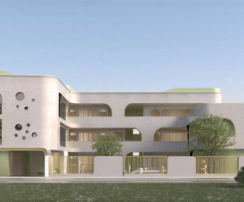 Modern Building Appearance-ID:332190998