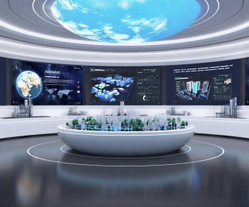 Modern Exhibition Hall-ID:300849911