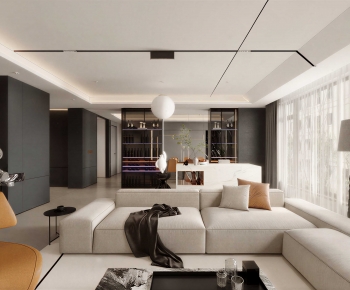 Modern A Living Room-ID:791788108