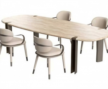 Modern Dining Table And Chairs-ID:715878015