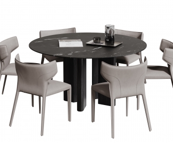 Modern Dining Table And Chairs-ID:872191917