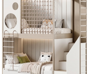 Modern Bunk Bed-ID:529392008