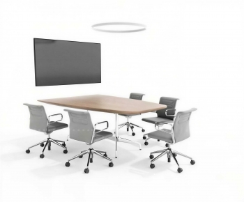 Modern Office Desk And Chair-ID:158329017