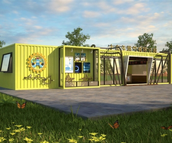 Modern Building Appearance-ID:200442082
