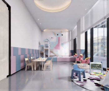 Modern Children's Room Activity Room-ID:350899736