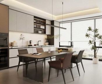 Modern Dining Room-ID:985830071