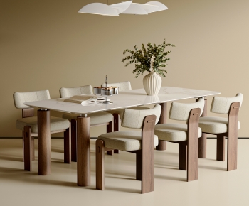 Modern Dining Table And Chairs-ID:838154089