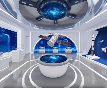 Modern Exhibition Hall-ID:368690975