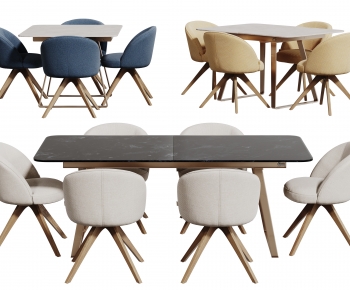 Modern Dining Table And Chairs-ID:491938112