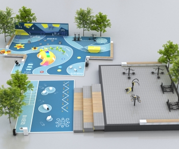 Modern Park Landscape-ID:582210064