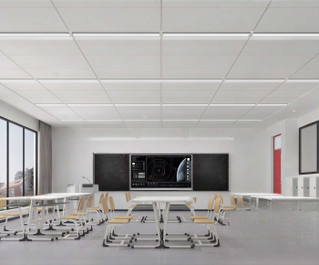 Modern School Classrooms-ID:823132999