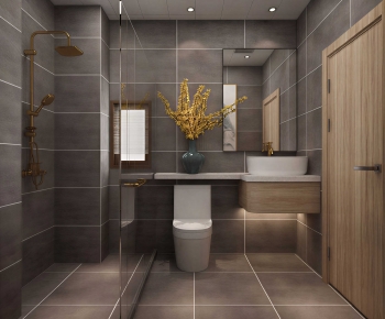 Wabi-sabi Style TOILET-ID:283796079