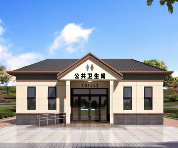Modern Building Appearance-ID:252831948